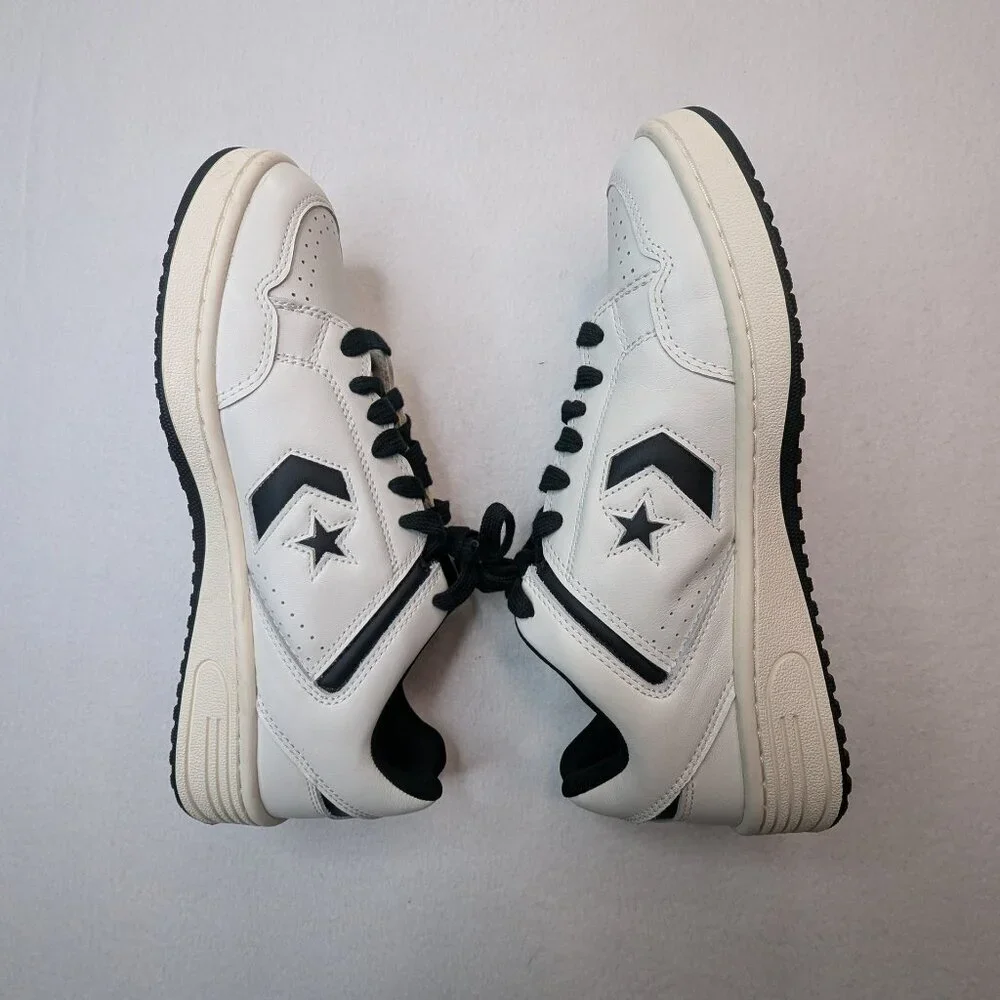 Converse Weapon Low Vintage White Black Sneakers A07239C MEN size